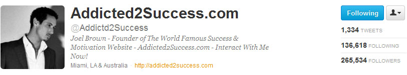 Addicted to Success on Twitter @Addicted2Success