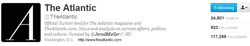 The Atlantic on Twitter @theatlantic