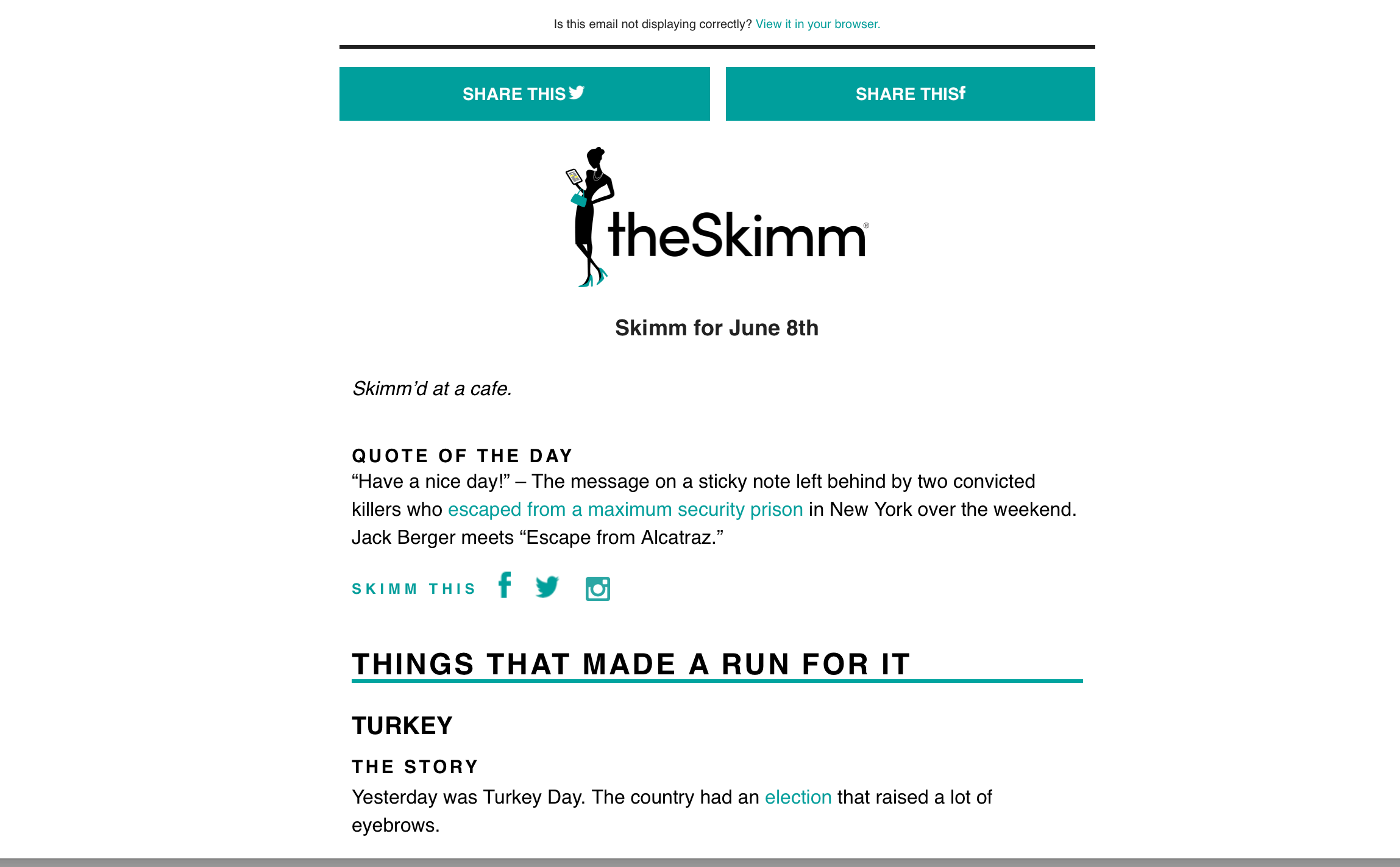 Photo: The Skimm Newsletter