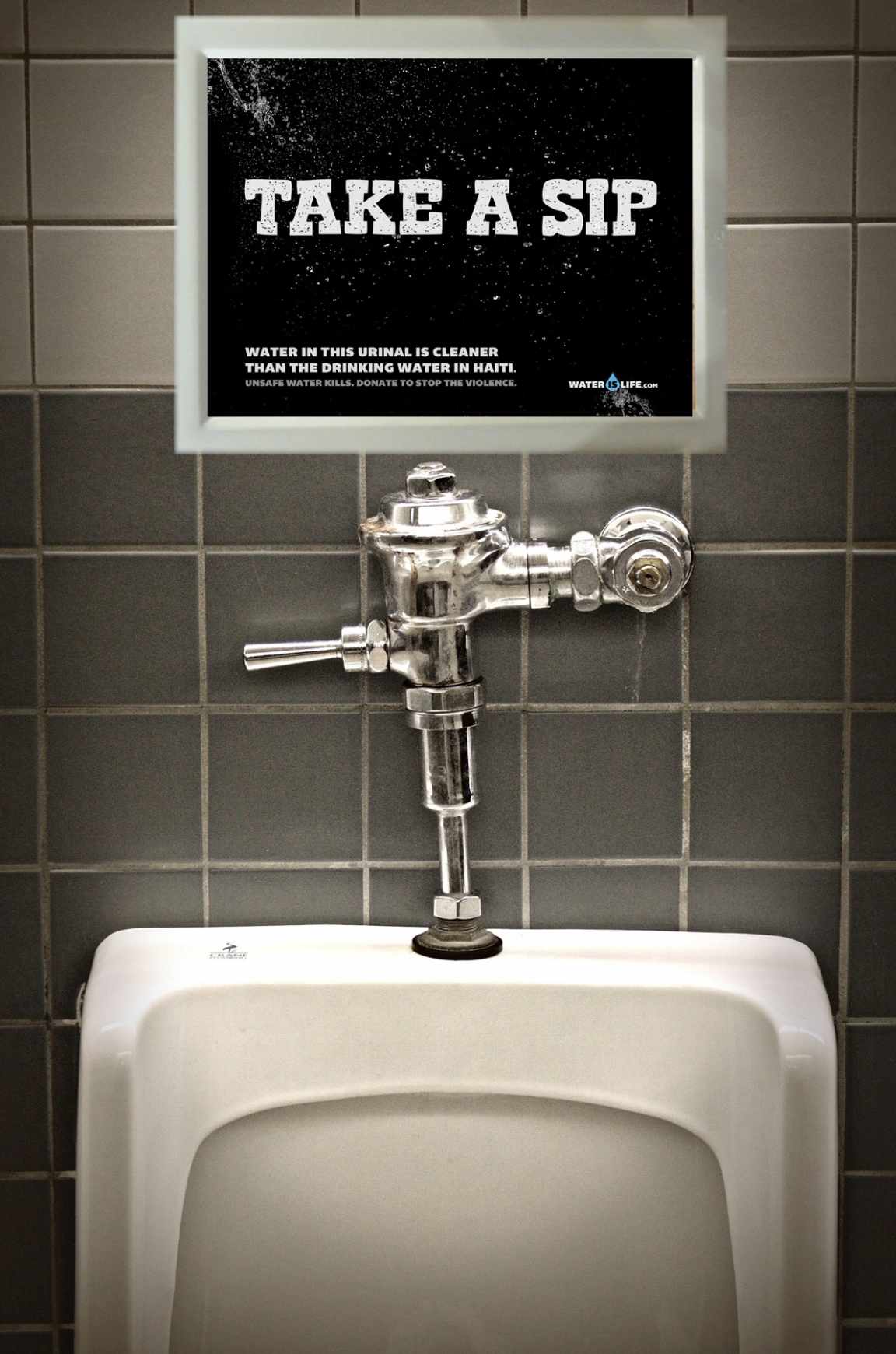 Photo: Water Is Life advertisement; Source: adsoftheworld.com